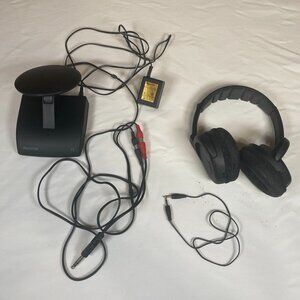 Recoton 1994 Wireless Headphones with Transmitter For Parts W500 Vintage Headpho